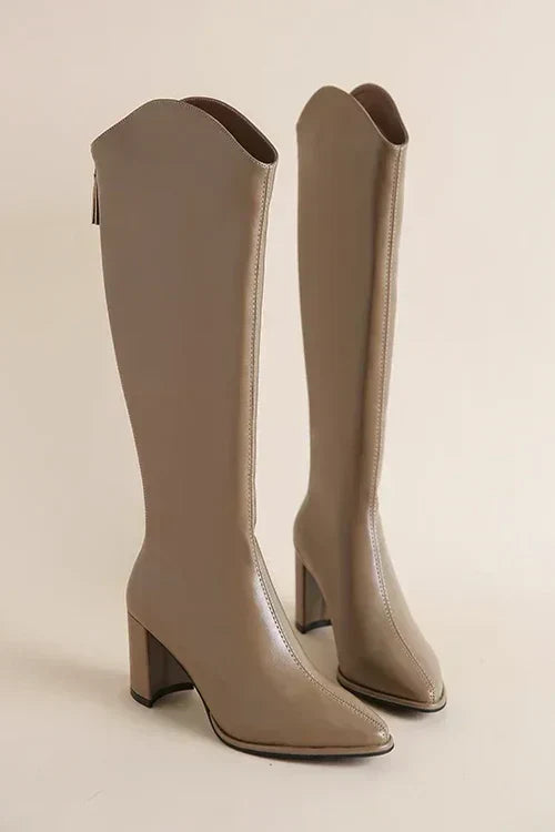 Adele - Knöchelhohe Lederstiefel