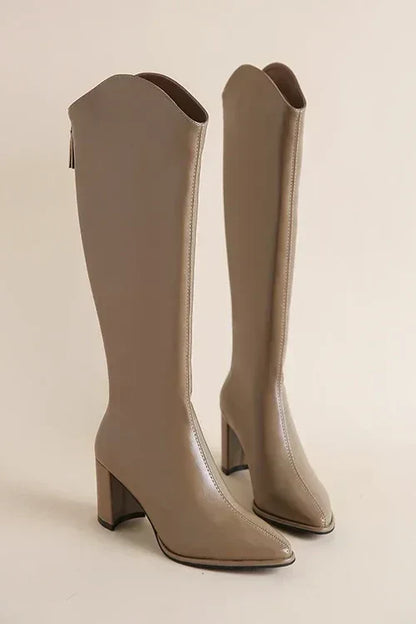 Adele - Knöchelhohe Lederstiefel