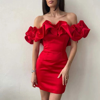 Off-Shoulder-Kleid