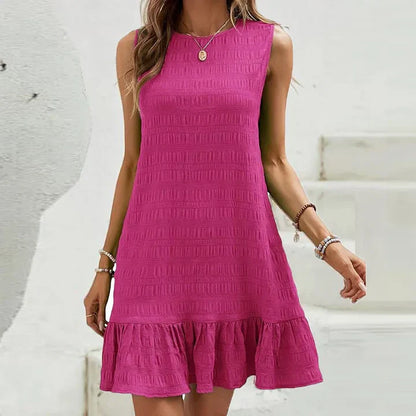 Amparo - Gesmoktes Kleid mit Rüschen