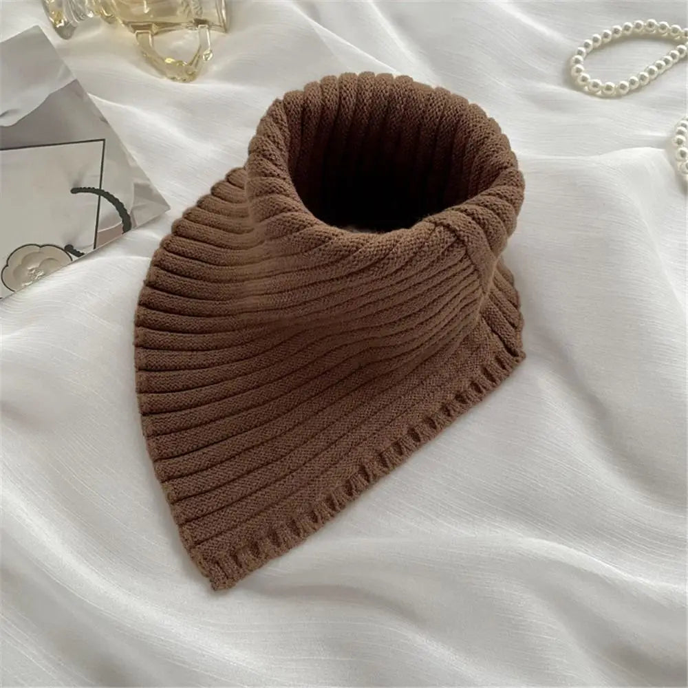 Winter winddicht gestrickter Fake-Kragen für Frauen