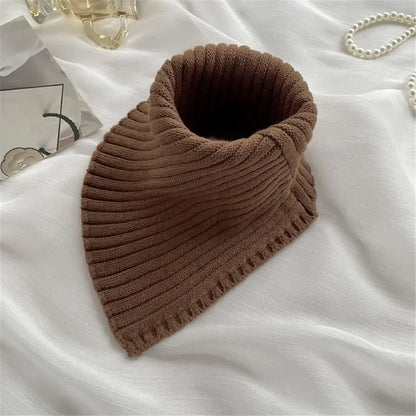 Winter winddicht gestrickter Fake-Kragen für Frauen