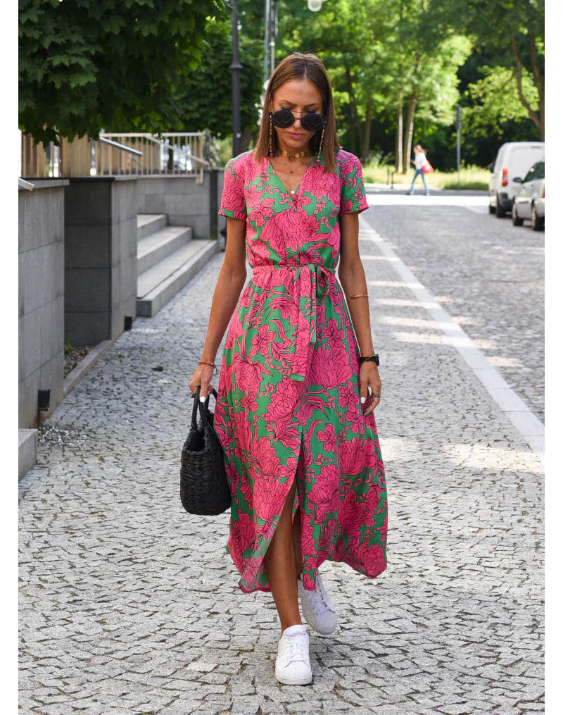 Jade™ | Elegantes Kleid mit V-Ausschnitt