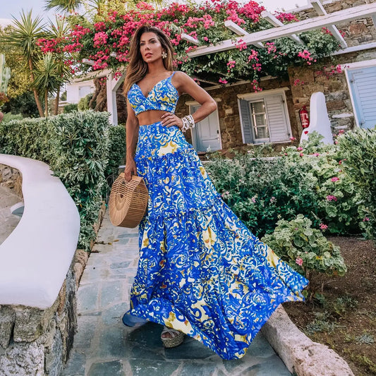 Mildred - Stylisches Strandkleid mit Druck