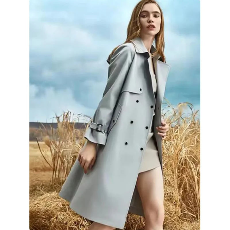 Serenity - lässiger Trenchcoat mit Gürtel