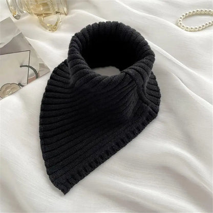 Winter winddicht gestrickter Fake-Kragen für Frauen