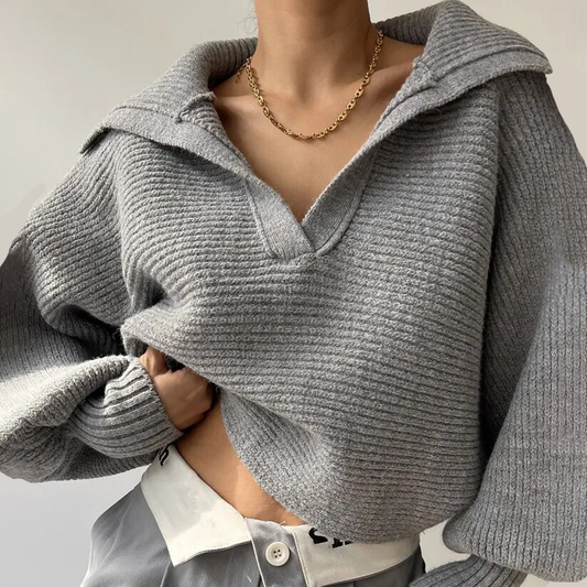 Abigail - Stylischer Chunky Strickpullover für den Winter für Frauen
