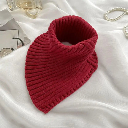 Winter winddicht gestrickter Fake-Kragen für Frauen