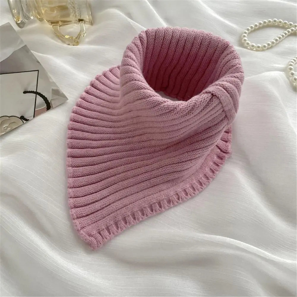 Winter winddicht gestrickter Fake-Kragen für Frauen