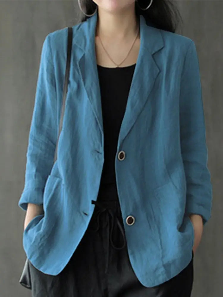 Ebba - Freizeitjacke mit Knöpfen für Frauen