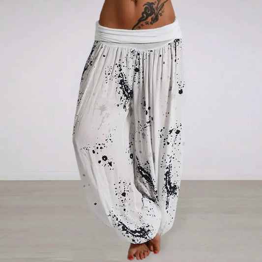 Tie Dye Hose mit Aufdruck für Damen