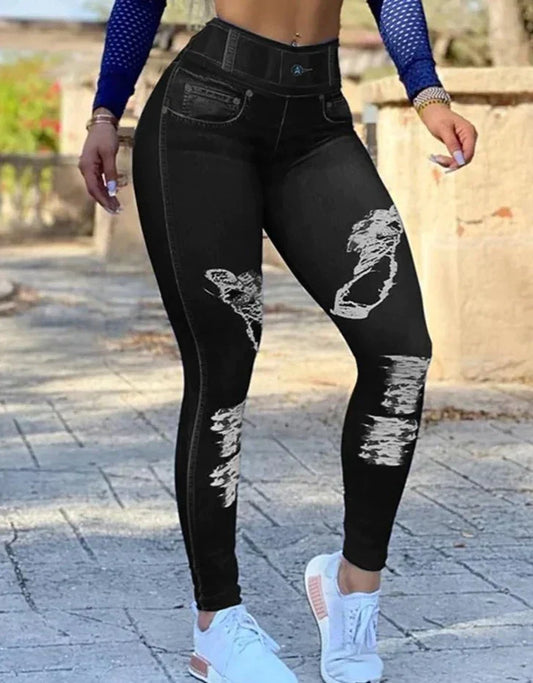 Nahtlose Jeans für Frauen Saqua