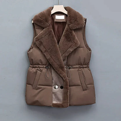 Amara - Elegante Damenweste aus Kunstpelz Perfekt für Herbst und Winter