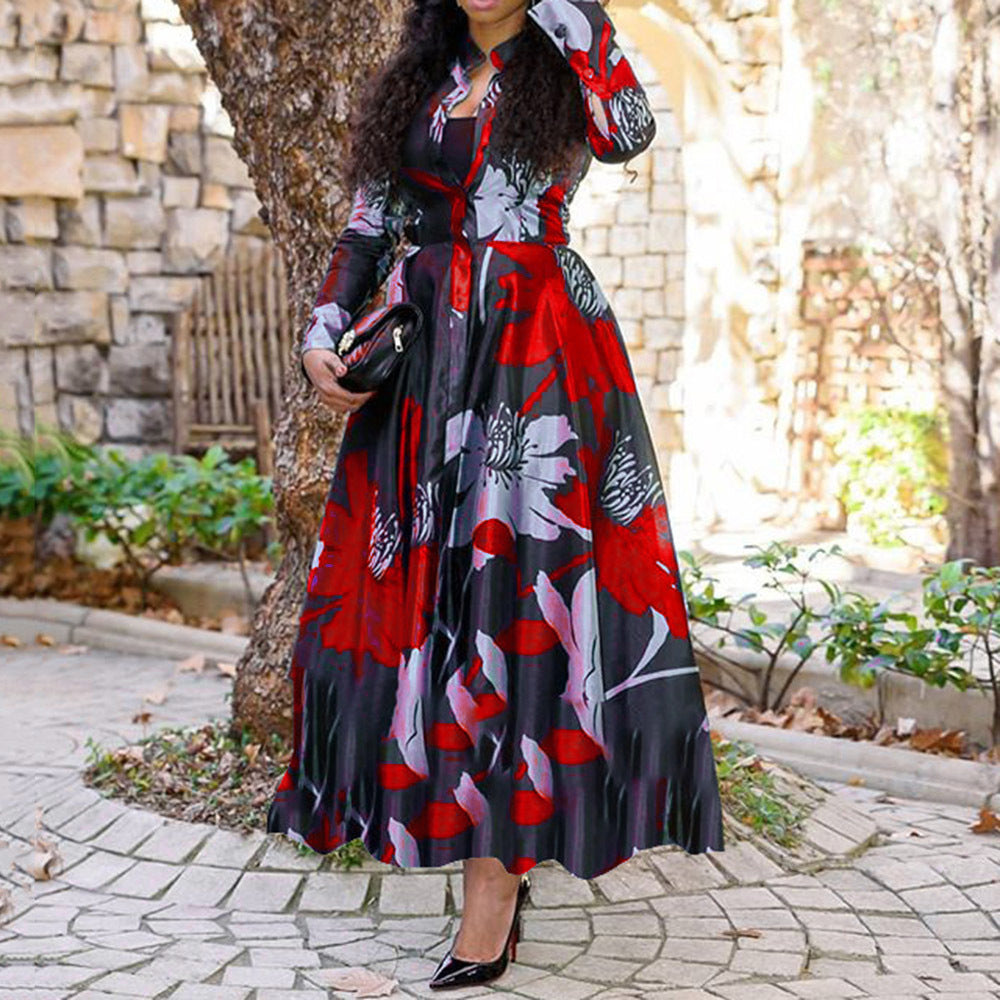 Lucie - Elegantes Kleid mit floralem Muster