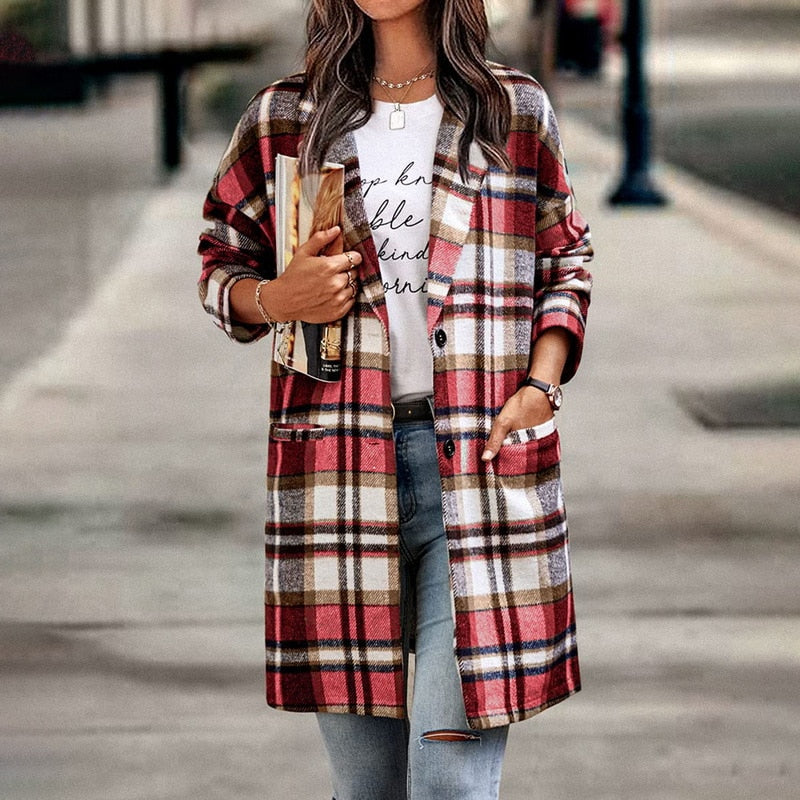 BethanysJacket I Karierte Jacke für Frauen