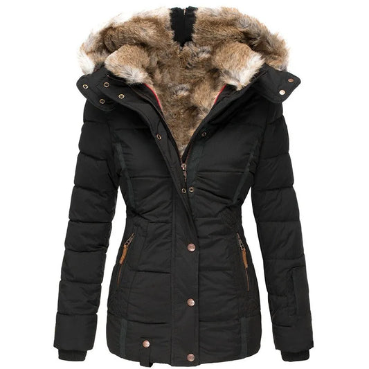 Kuscheliger Winterparka mit Reißverschluss