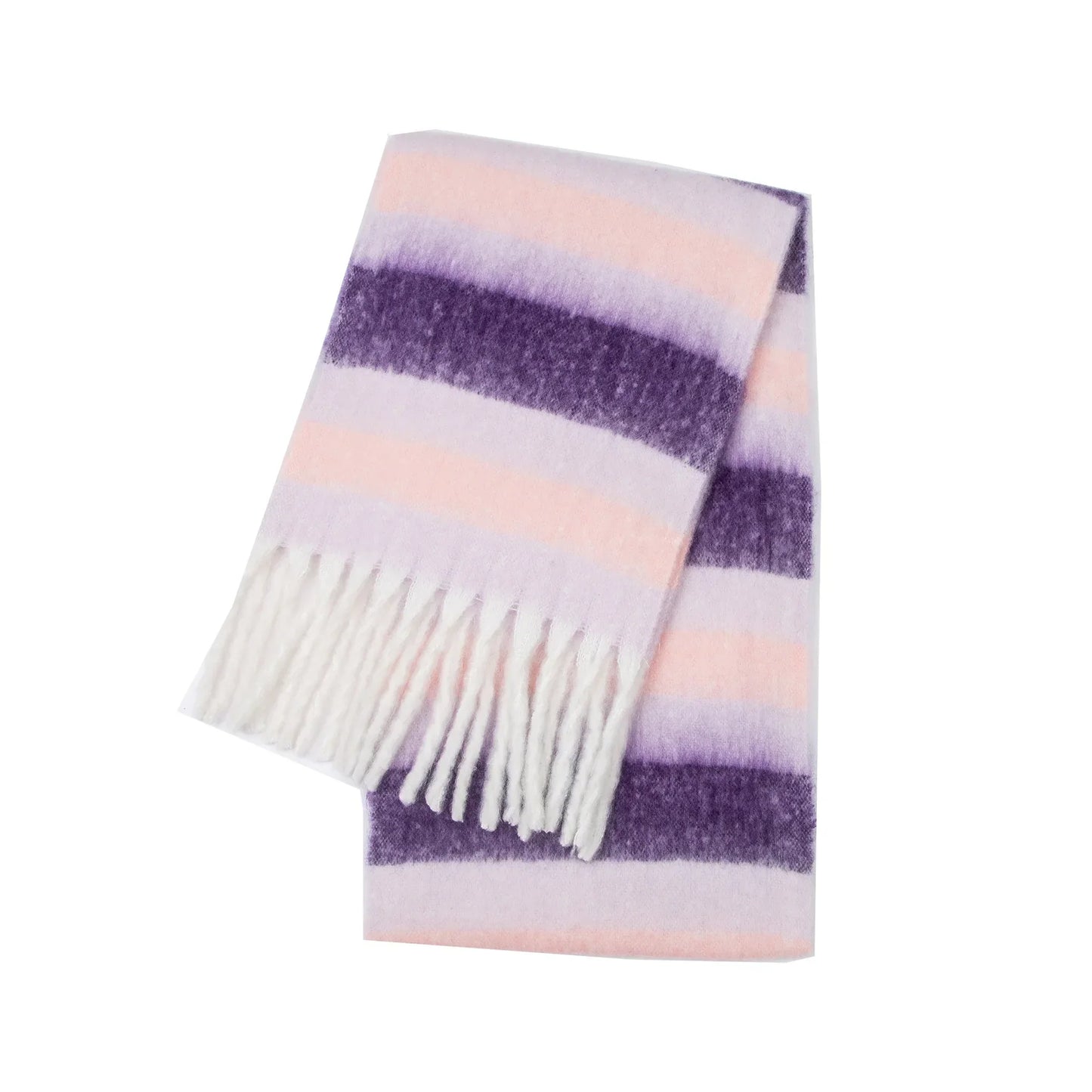 Scarvello | Dicker warmer gestreifter Winterschal