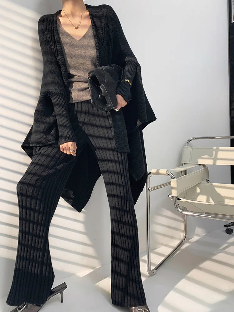Amara | Gestricktes Loungewear Set | Luxus Komfort | Weiche Wollmischung