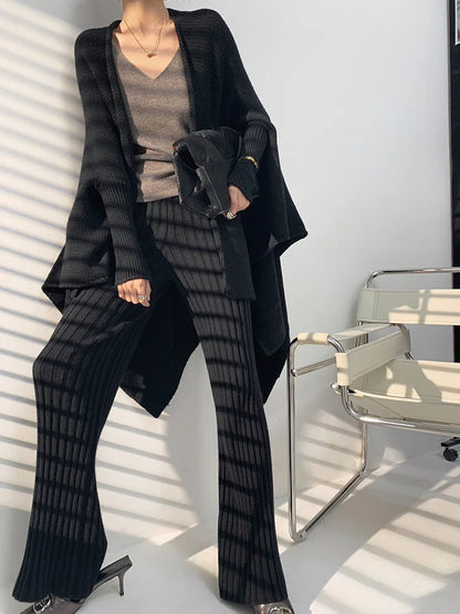 Amara | Gestricktes Loungewear Set | Luxus Komfort | Weiche Wollmischung