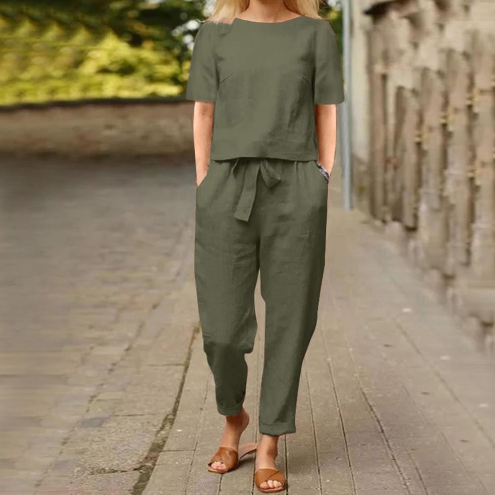 Elegantes, farbenfrohes zweiteiliges Sommerset