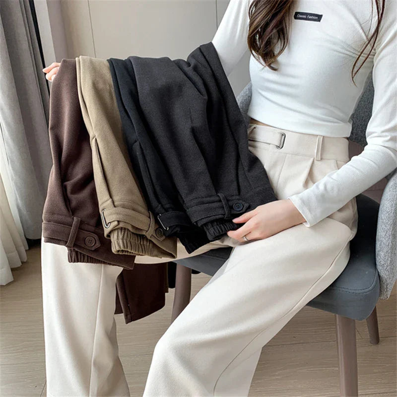 Sophie | Wollhosen | Zeitloser Luxus | Gewebte Wollmischung