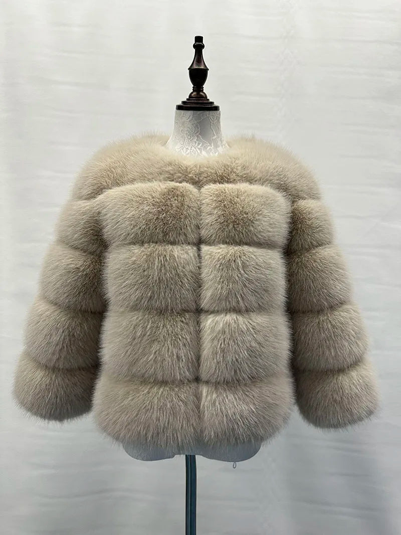 Eleganter Pelzmantel für Damen