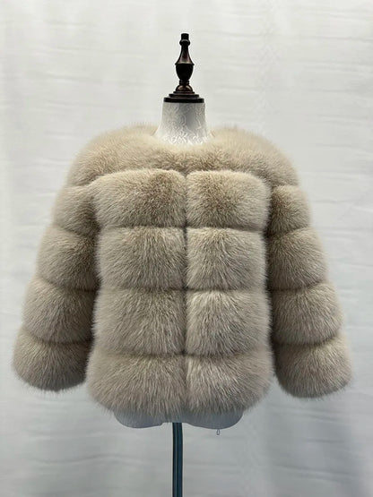 Eleganter Pelzmantel für Damen