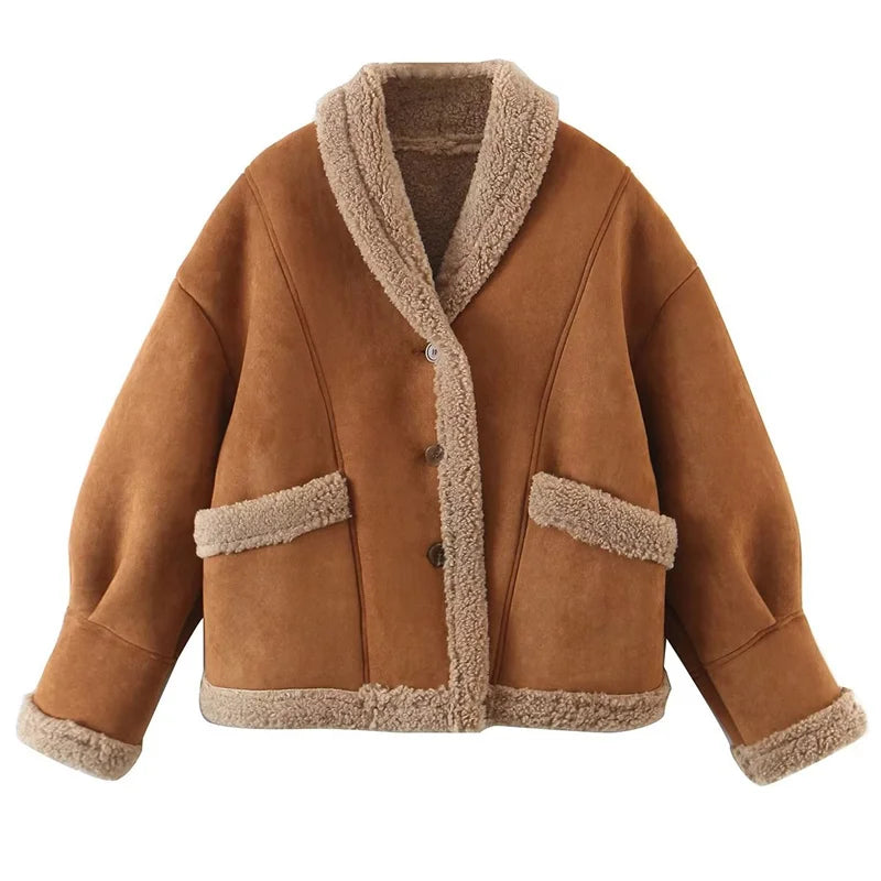 Sophina - Zeitlose Manschettenjacke für Frauen