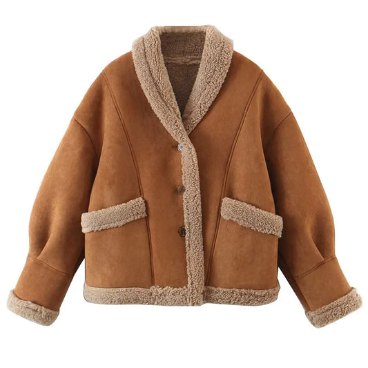 Sophina - Zeitlose Manschettenjacke für Frauen