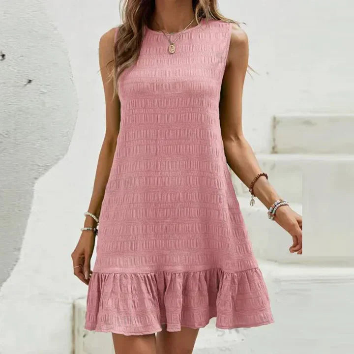 Amparo - Gesmoktes Kleid mit Rüschen