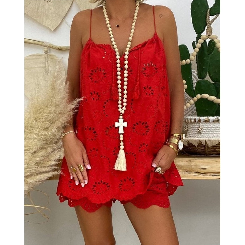 Nicole Set | Spitze Twin Set