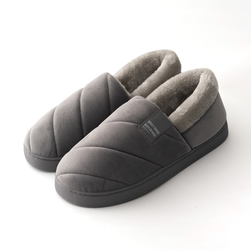Winter Warme Pelzpantoffeln Bequem