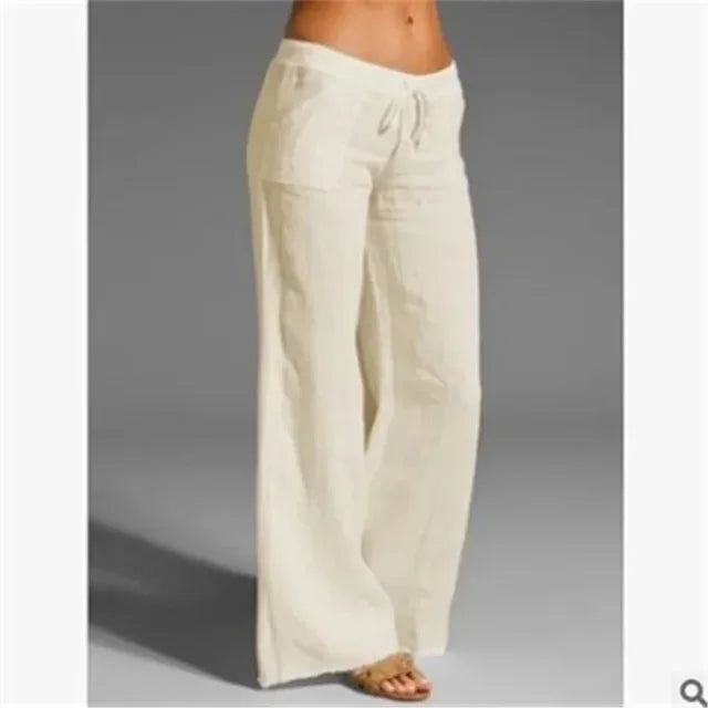 Élise - bequeme, weite Hose mit Kordelzug