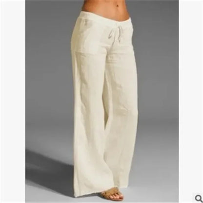 Élise - bequeme, weite Hose mit Kordelzug