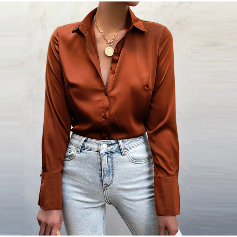 Sammie Satin Blouse | Die perfekte Bluse für jede Gelegenheit!