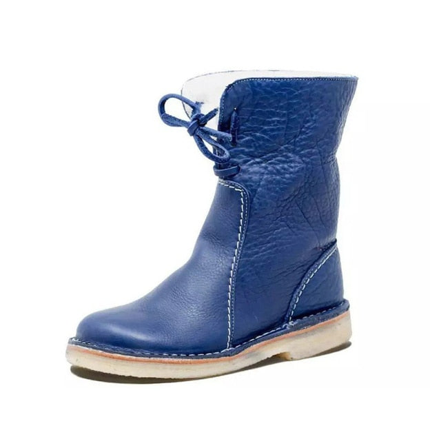 Wasserdichte Stiefel mit Wollfütterung