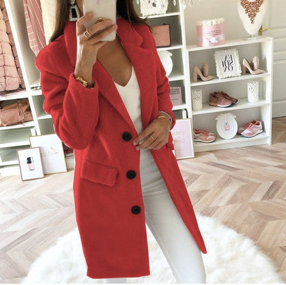 Atasha - Warme lange Jacke für Frauen