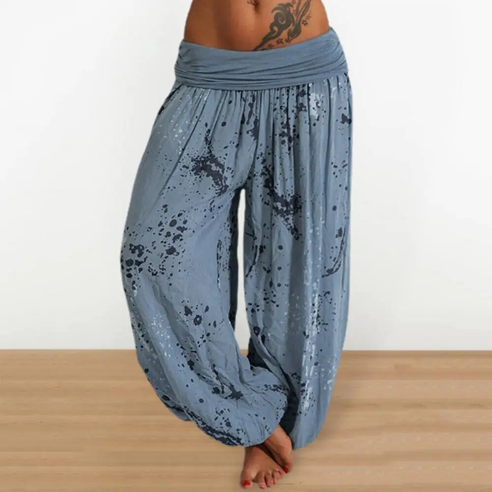 Tie Dye Hose mit Aufdruck für Damen