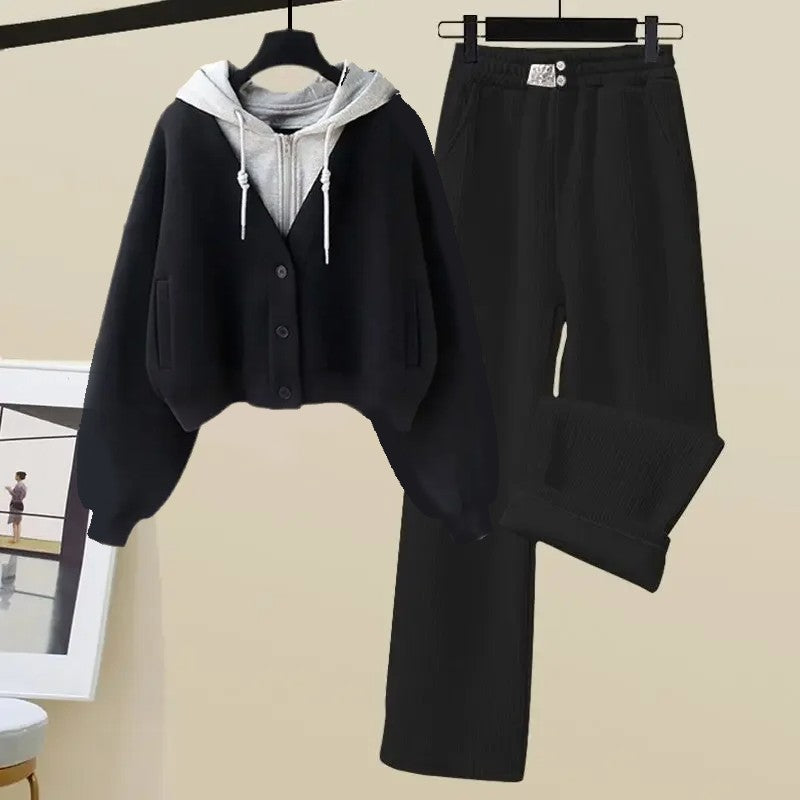 Mila - Lässiges und stilvolles Herbst-Jogginganzugset für Frauen
