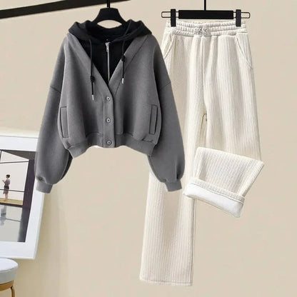 Mila - Lässiges und stilvolles Herbst-Jogginganzugset für Frauen