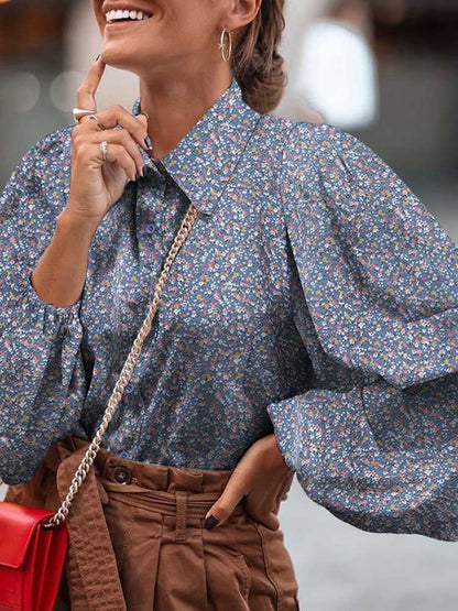 WillemeinsBlouse I Bluse mit Tierprint für Frauen
