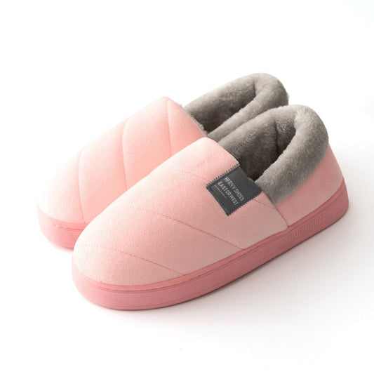 Winter Warme Pelzpantoffeln Bequem