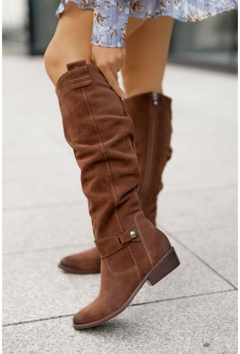 Trendige und unterstützende Stiefel mit Reißverschluss und Ferse