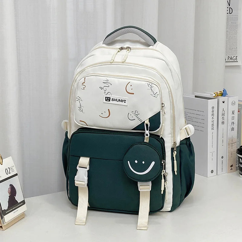 ashly| Große Kapazität Niedlich Laptop Travel Backpack