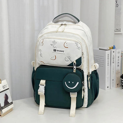 ashly| Große Kapazität Niedlich Laptop Travel Backpack