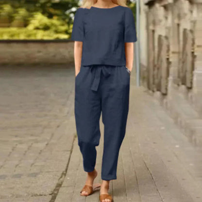 Elegantes, farbenfrohes zweiteiliges Sommerset