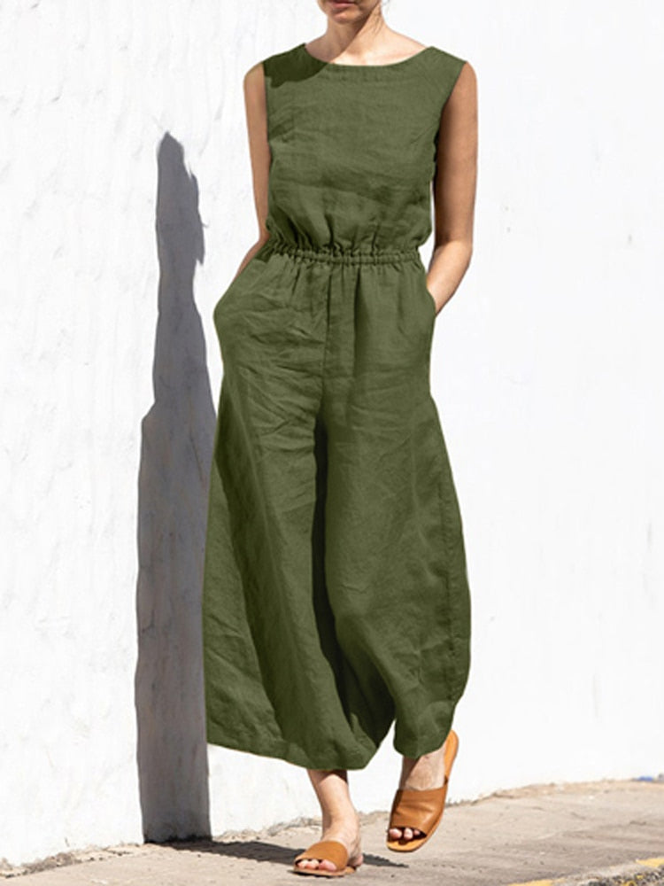 Sarah-Overall | Leinen-Overall
