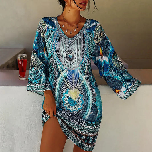 Bohemian-Kleid für Damen