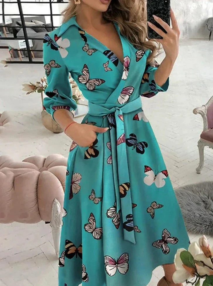 Elsie - Elegantes Kleid mit Druck