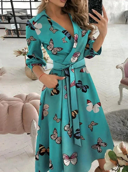Elsie - Elegantes Kleid mit Druck